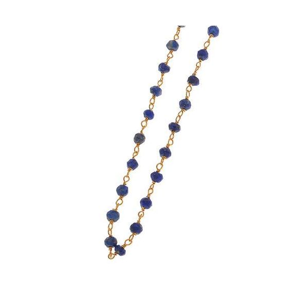 Rosary with semi-precious stones and gold plated silverασήμι