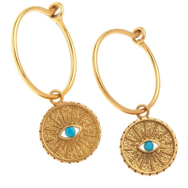 Earrings made of  Gold Plating Silver